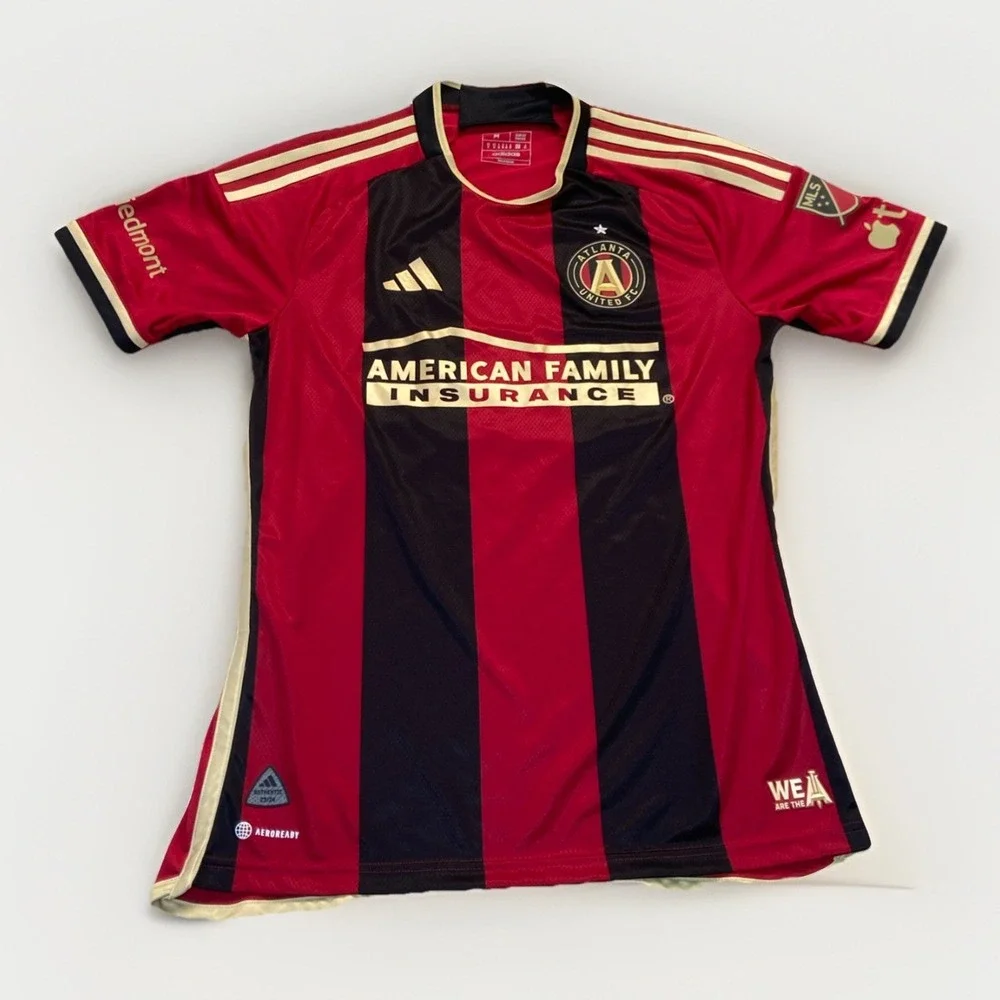 Atlanta United Jersey Mens M Soccer 2023/24 Adidas Home Slim Fit